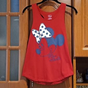 Disney Miss Minnie Red/Black Tank Top.                        XL - 14/16.